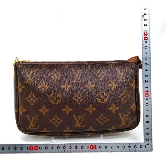Louis Vuitton Accessories Pouch Pochette Accessoires Brown Monogram 780-020425 - Picture 2 of 16